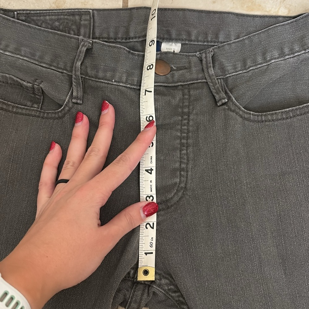 H&M Gray Low Rise Button Fly Skinny Jeans - Picture 11 of 12